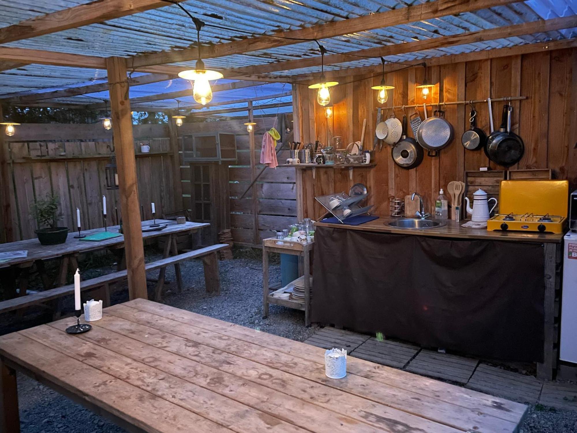 Terra-Tipike, Tipi A La Ferme Entre Terre Et Mer Trébry Exterior foto